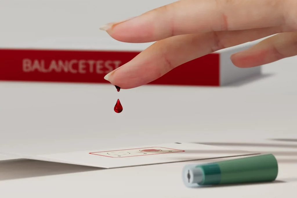 Zinzino Trockenbluttest